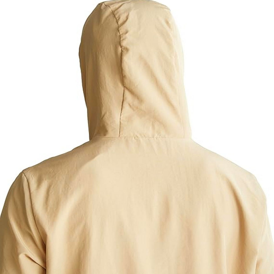 Back view of Puma AC Milan gold presentation suit showcasing the stylish hoodie design