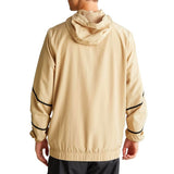 Puma AC Milan gold presentation suit featuring a lightweight design with a hood for comfort