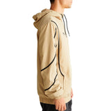 Puma AC Milan gold presentation suit with a lightweight design and zippered hood for athletic style