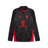 Puma AC Milan training tracksuit 2025 26 with stylish black and red design on SoccerTracksuits.com
