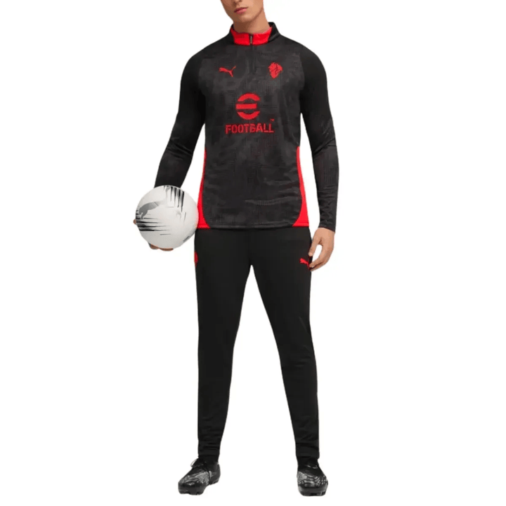 AC Milan black training technical soccer tracksuit 2025/26 - Puma