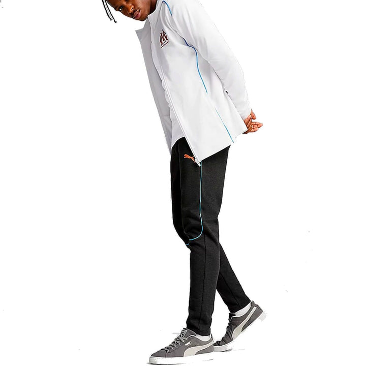 Olympique Marseille Casual presentation tracksuit 2024/25 white/black - Puma