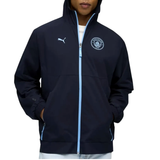 Puma Manchester City presentation tracksuit jacket in navy with logo and zipper front