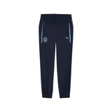 Puma Manchester City presentation tracksuit pants in navy with elastic waistband and zippered pockets