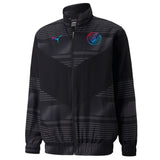 Puma Manchester City woven presentation suit jacket in black with stylish design and logo