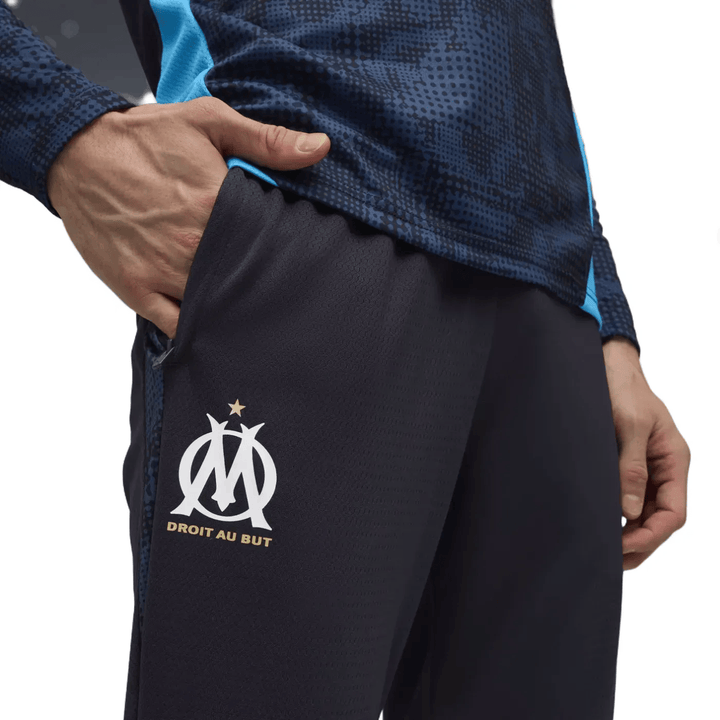 Olympique Marseille navy training technical tracksuit 2025/26 - Puma