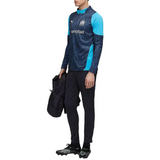 Puma Marseille training suit navy 2025, featuring a lightweight top and comfortable pants for athletic activities