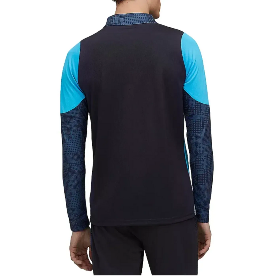 Back view of Puma Marseille training suit navy 2025 featuring breathable fabric and athletic fit