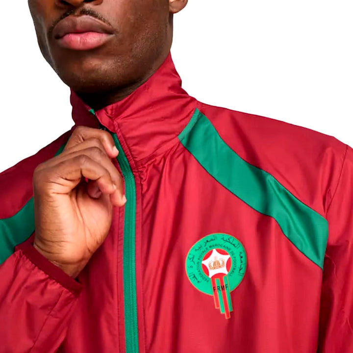 Morocco pre-match presentation soccer tracksuit 2024/25 - Puma