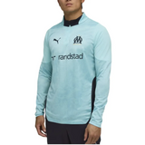 Men's Olympique Marseille training tracksuit 2025 26 in light blue with logo and modern design