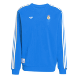 Real Madrid Adidas Originals tracksuit 2025 in blue with classic three stripes design and logo