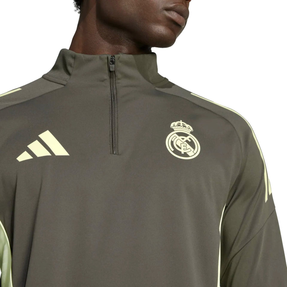 Real Madrid grey training technical Soccer tracksuit 2025/26 - Adidas