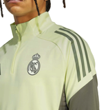 Real Madrid training tracksuit 2025 in vibrant yellow with iconic logo and stylish design