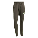 Adidas tracksuit bottoms in dark green for athletic wear including Real Madrid training tracksuit 2025