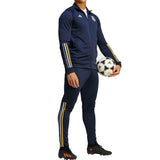 Real Madrid navy training bench Soccer tracksuit 2023/24 - Adidas