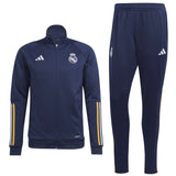 Real Madrid navy training bench Soccer tracksuit 2023/24 - Adidas
