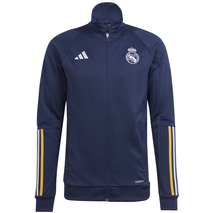 Real Madrid navy training bench Soccer tracksuit 2023/24 - Adidas