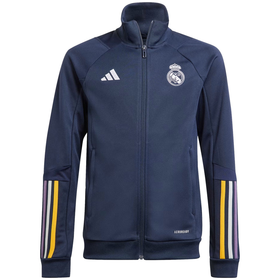 Kids - Real Madrid training presentation tracksuit 2023/24 - Adidas