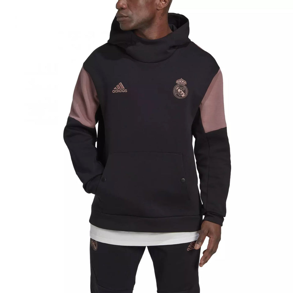 Real Madrid casual Travel hooded presentation tracksuit 2022/23 - Adidas