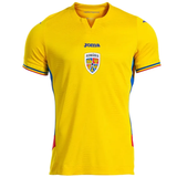 Romania national team jersey Joma in bright yellow with team emblem on the chest