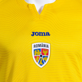 Romania national team jersey Joma in yellow featuring the Romania crest and logo