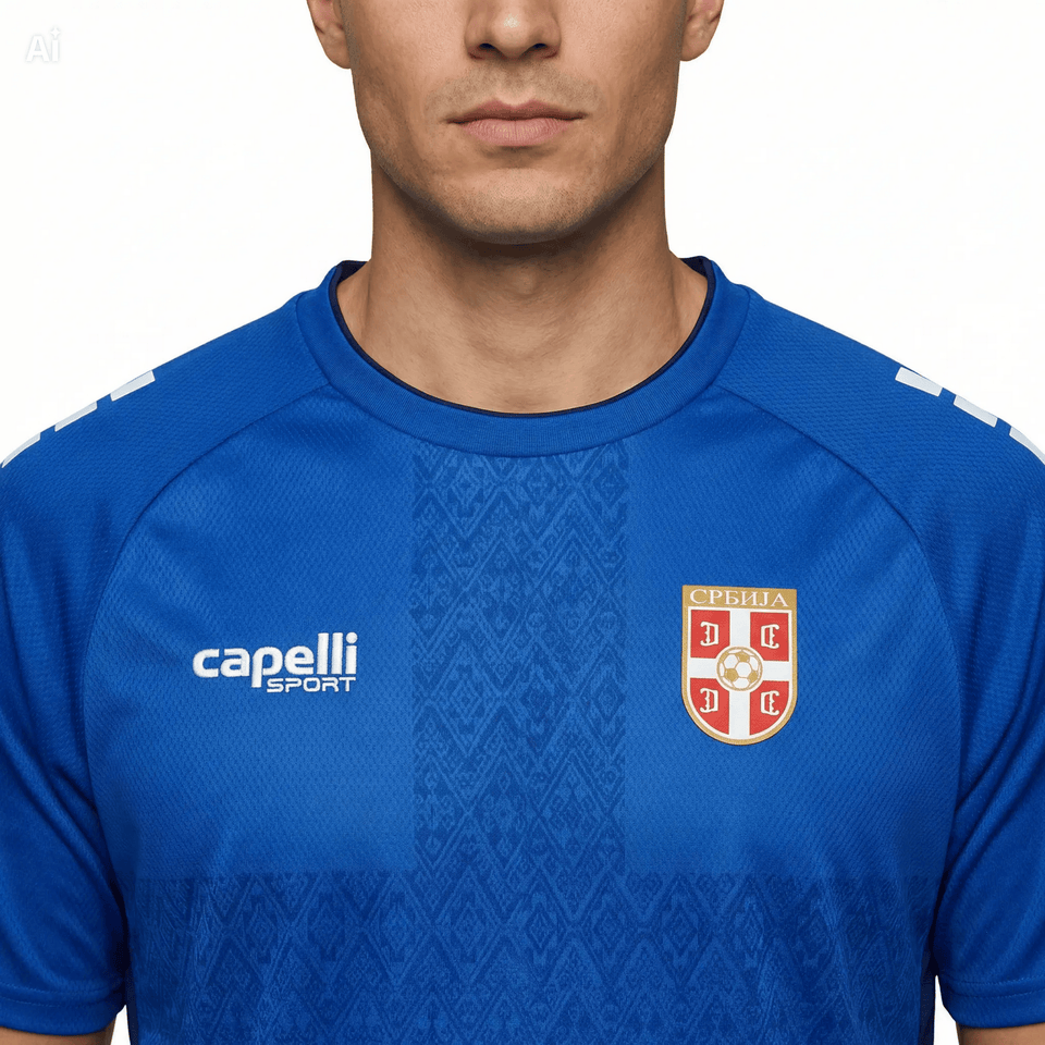 Serbia national team Home soccer jersey 2024/25 - Capelli Sport