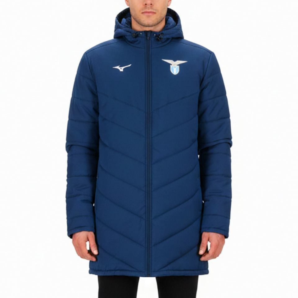 SS Lazio soccer training winter padded jacket 2023/24 - Mizuno