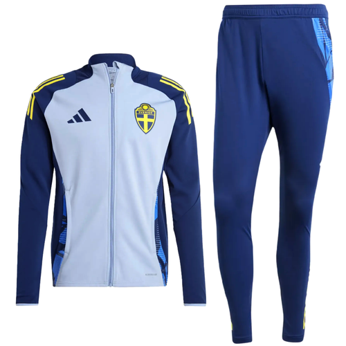 Schweden Trainingsbank Fußball Trainingsanzug 2024/25 - Adidas