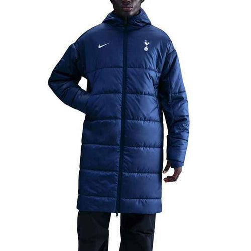 Tottenham Hotspur Nike parka jacket 2025 in navy with padded insulation for warmth