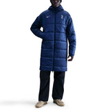 Men's Tottenham Hotspur Nike parka jacket 2025 in navy with logo and hood for warmth and style