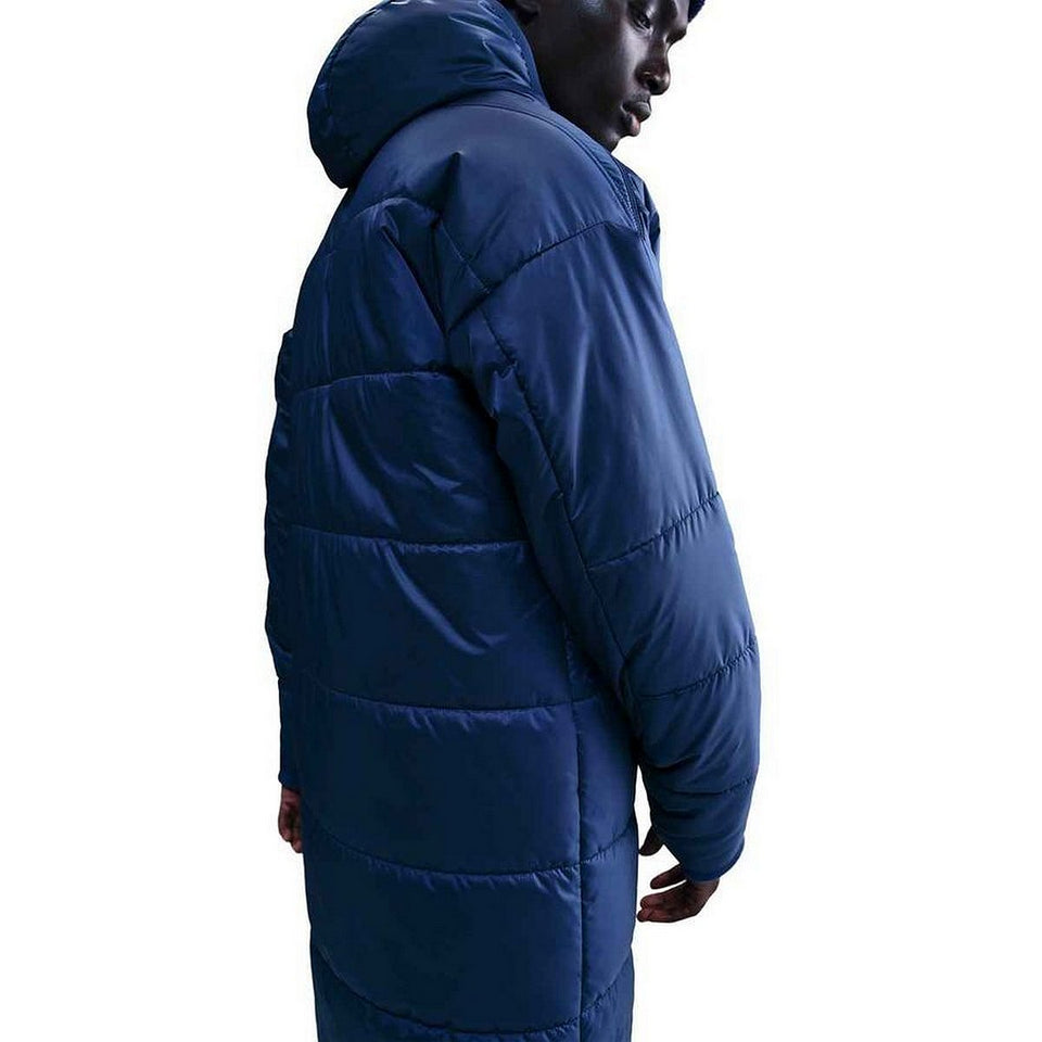Tottenham Hotspur Nike parka jacket 2025 in navy with a warm, comfortable design for soccer fans