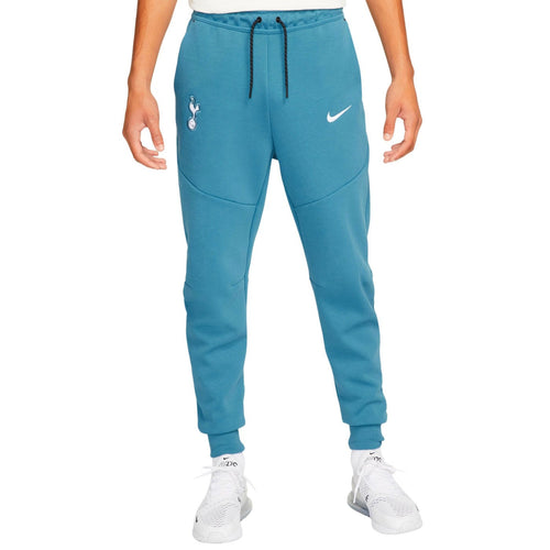 Tottenham Hotspur tech fleece pants 2022 in blue with logo, perfect for casual and active wear