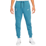 Tottenham Hotspur tech fleece pants 2022 in blue with logo, perfect for casual and active wear