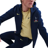 Tottenham Hotspur UCL Tech Fleece tracksuit in navy with logo and comfortable design on SoccerTracksuits.com