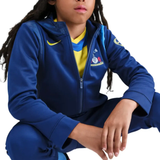 Tottenham Hotspur youth tracksuit 2025 26 in navy with team logo and zip-up hoodie for young fans