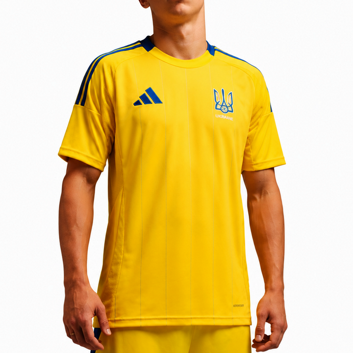 Ukraine national team Home soccer jersey 2025 - Adidas