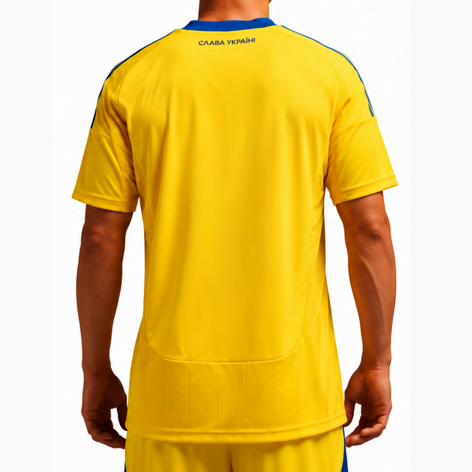 Ukraine national team Home soccer jersey 2025 - Adidas