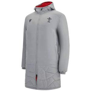 Wales Rugby long bench padded jacket 2022/23 - Macron