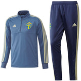 Sweden Technical Training Soccer Tracksuit 2018/19 - Adidas - SoccerTracksuits.com