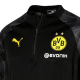 Borussia Dortmund Black Training Technical Soccer Tracksuit 2018 - Puma - SoccerTracksuits.com