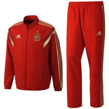 Spain red Presentation Soccer Tracksuit 2014 - Adidas - SoccerTracksuits.com