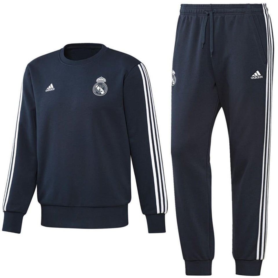 Real Madrid Training Sweat Soccer Tracksuit 2018/19 - Adidas - SoccerTracksuits.com