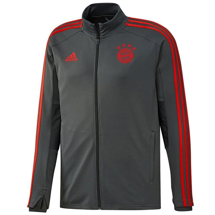 Bayern Munich grey training players Soccer tracksuit 2018/19 - Adidas