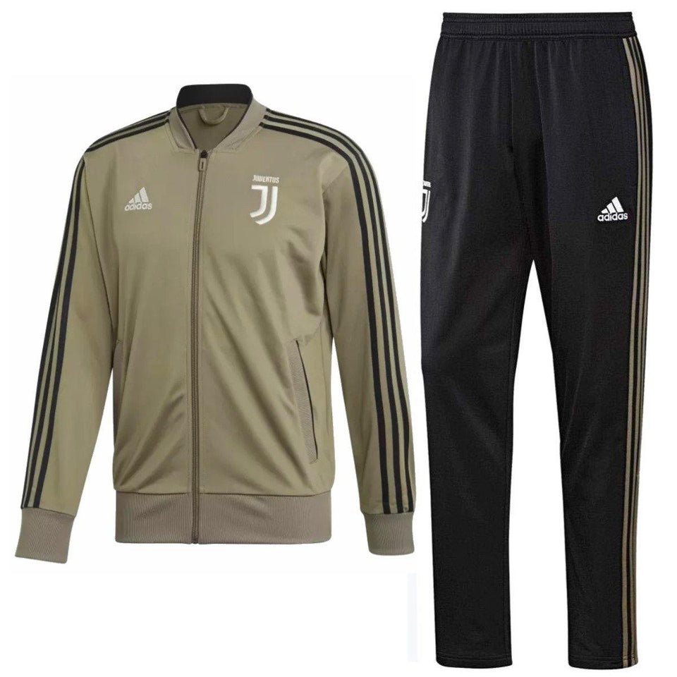 Juventus Bench Training Soccer Tracksuit 2018/19 - Adidas - SoccerTracksuits.com
