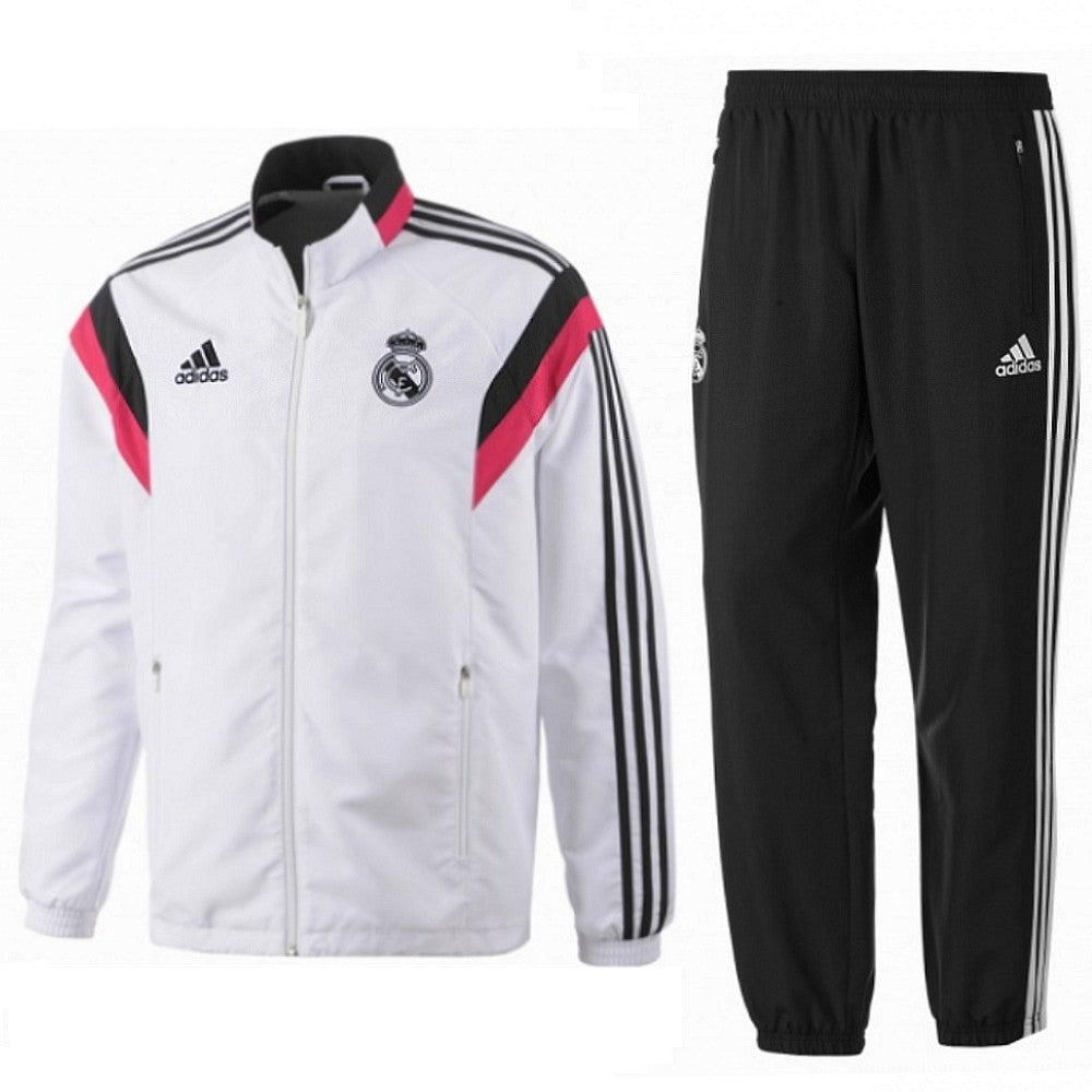 Real Madrid CF Presentation Soccer Tracksuit 2014/15 - Adidas - SoccerTracksuits.com