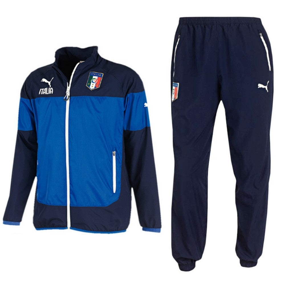 Italy National Team Presentation Soccer Tracksuit 2014/15 - Puma - SoccerTracksuits.com