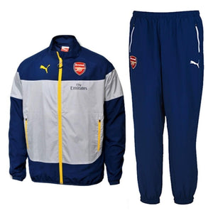 Arsenal Fc Navy Presentation Soccer Tracksuit 2014/15 - Puma - SoccerTracksuits.com