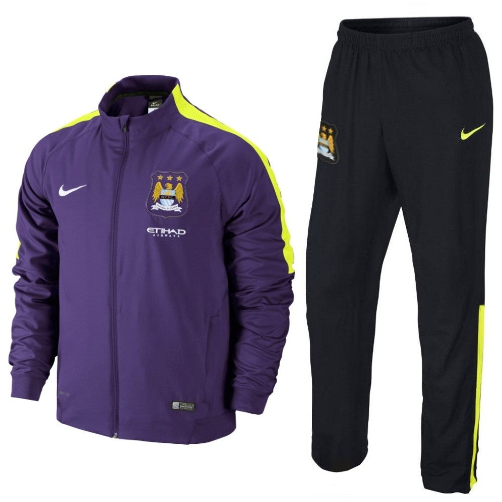 Manchester City Presentation Soccer Tracksuit 2014/15 - Nike - SoccerTracksuits.com
