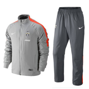 Juventus Light Grey Presentation Soccer Tracksuit 2014/15 - Nike - SoccerTracksuits.com