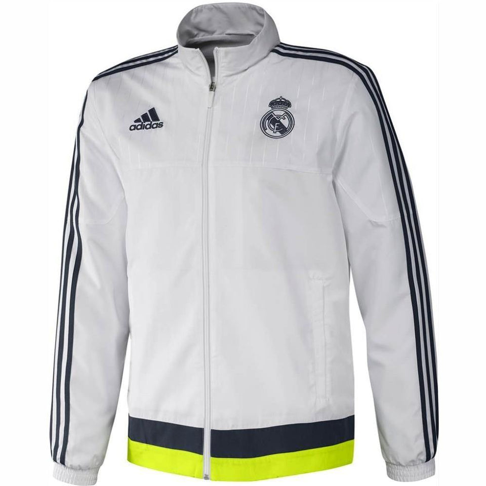 Real Madrid Presentation Soccer Tracksuit 2015/16 - Adidas - SoccerTracksuits.com